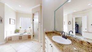 Master bathroom